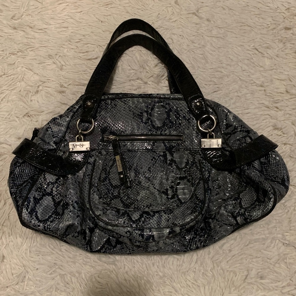 Jessica Simpson Snake Skin Duffel Bag